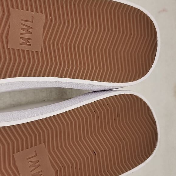 ๐MADEWEL SIDEWALK LOWTOP WHITE LEATHER UNISEX SNEAKERS MENS 7.5 LADIES 9 NWOB - Picture 14 of 16